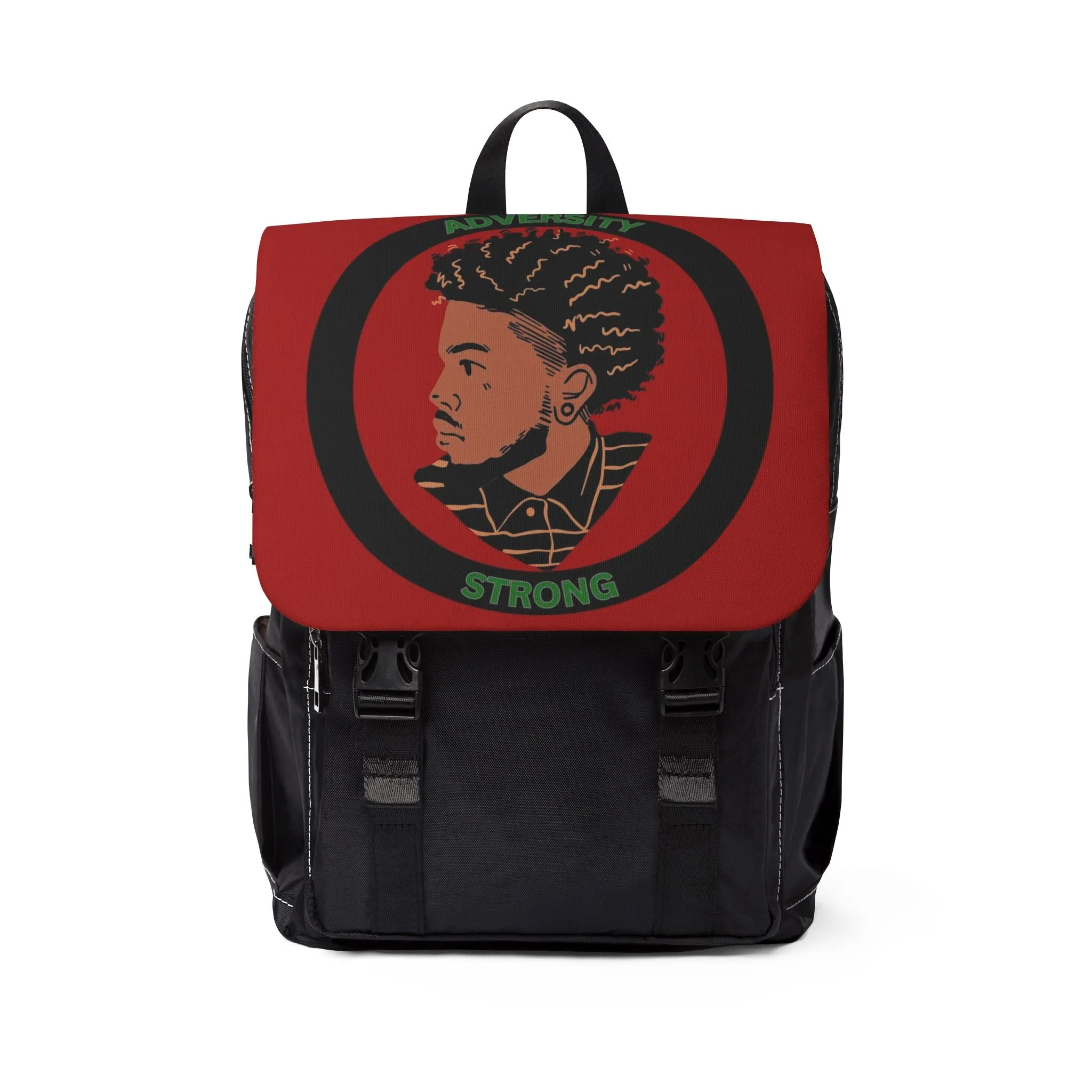 Adversity Strong Shoulder Backpack – Durable & Empowering, Exclusive at Loot Cascade