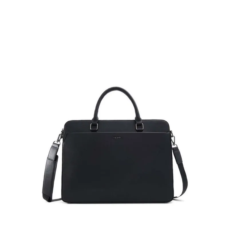 Aldo Prysien Men's Laptop Bag - Black/Black