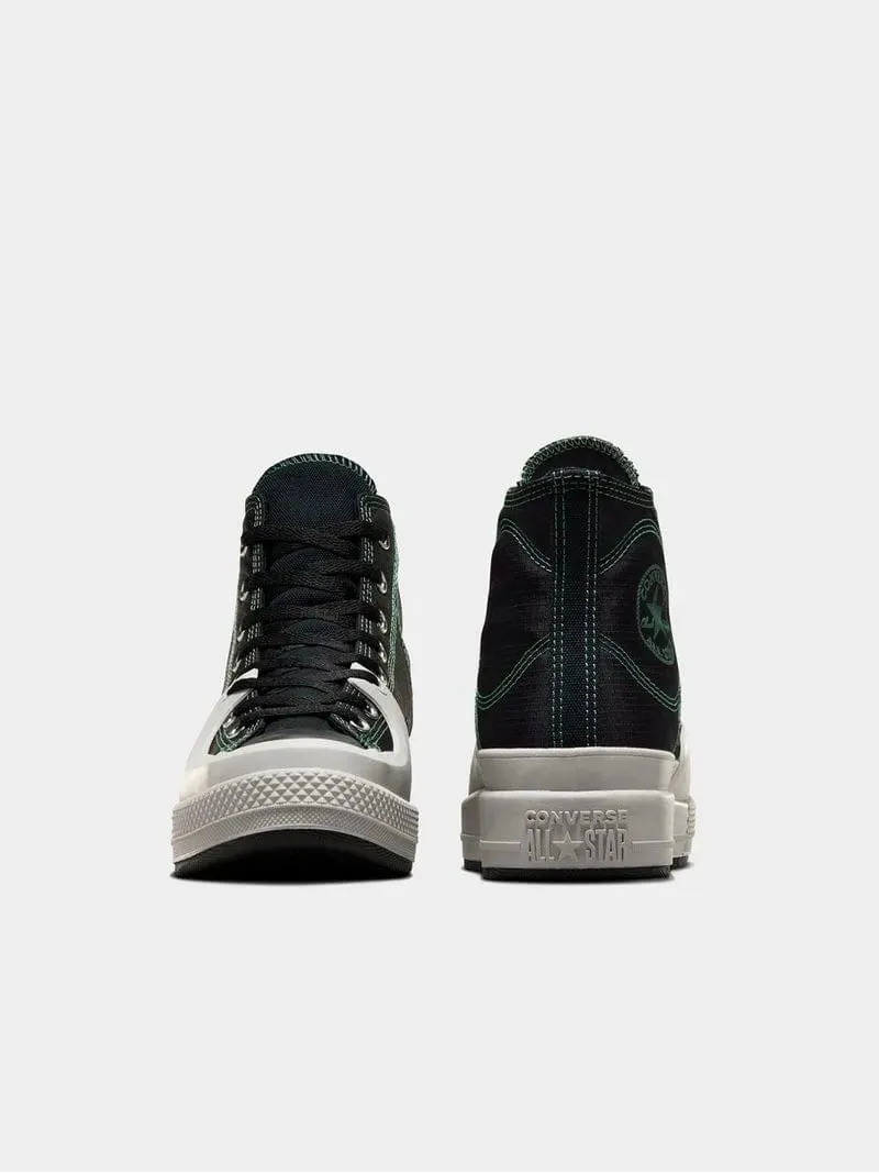 All Star Converse Men's CTAS Construct Leather Black Sneaker