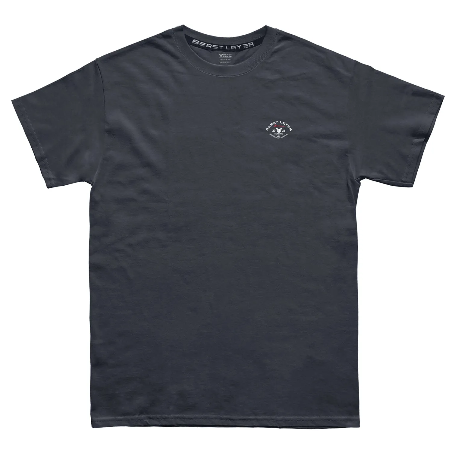 Beast Mountain and Sea Tee - Grey