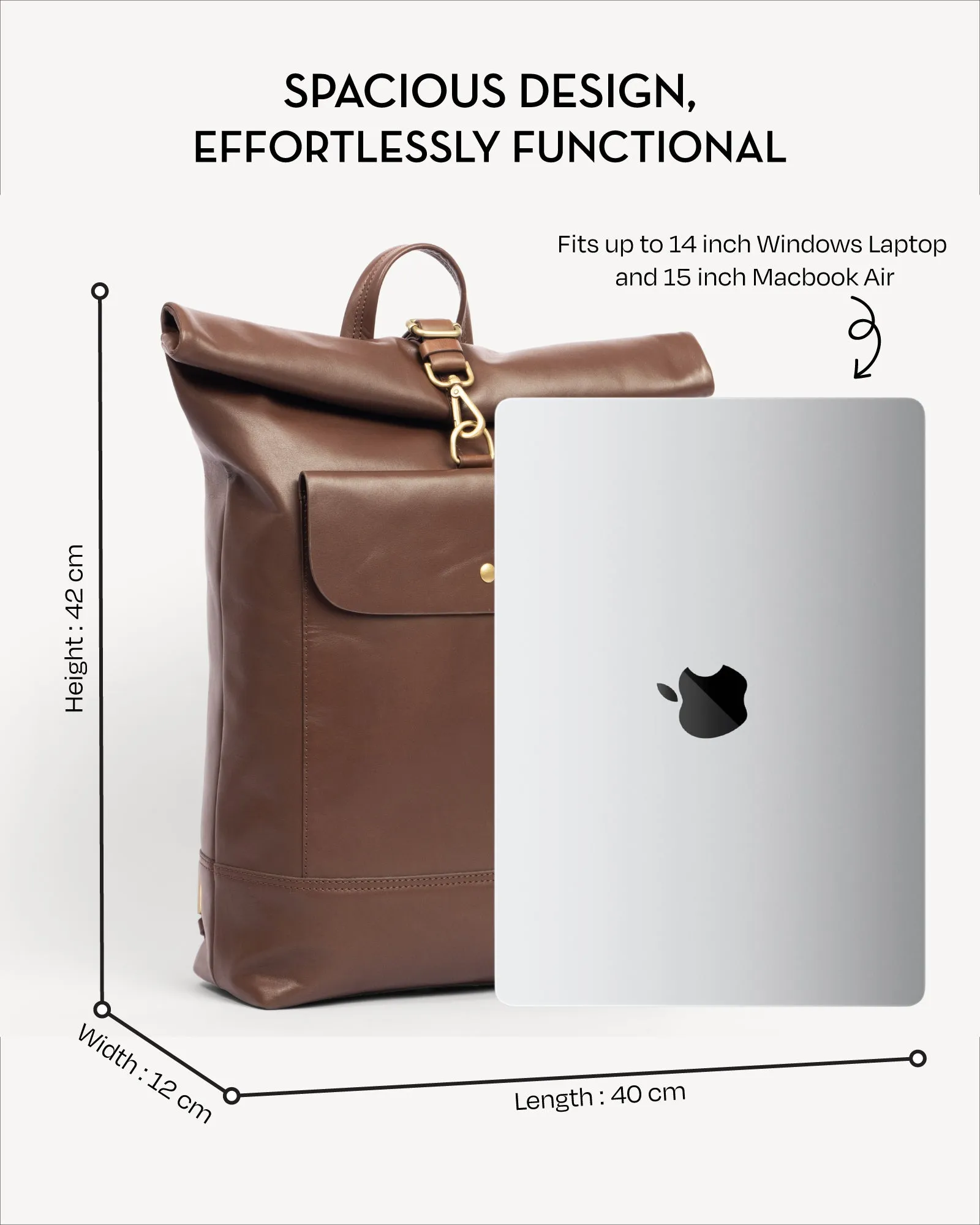 Berlin Backpack - Chestnut Brown