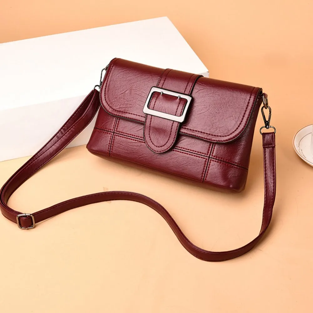 Black Fashion Single Shoulder Satchel with Magnetic Snap