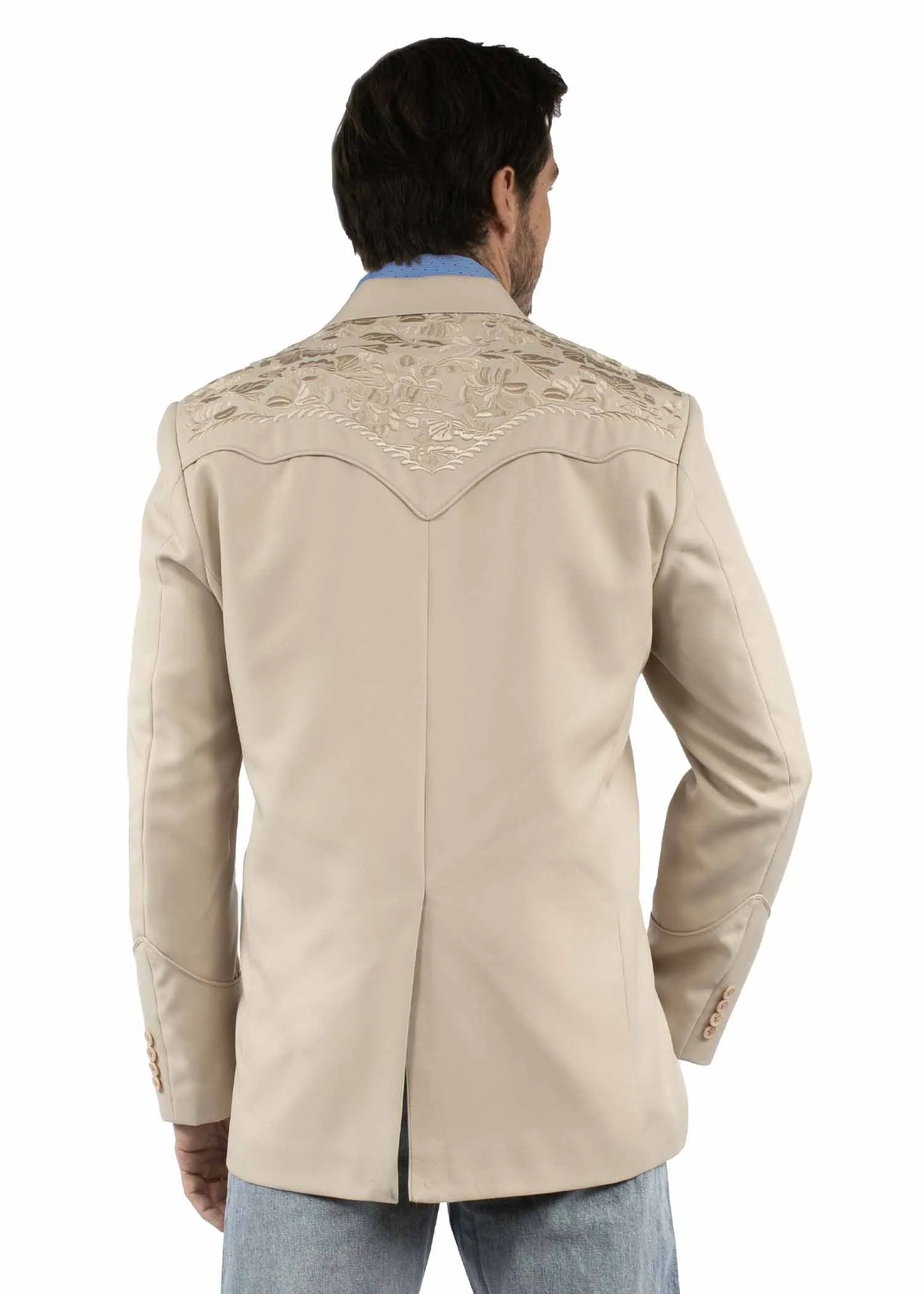 Blazer, Men's Western Embroidered Blazer -Multiple Colors- Style P916