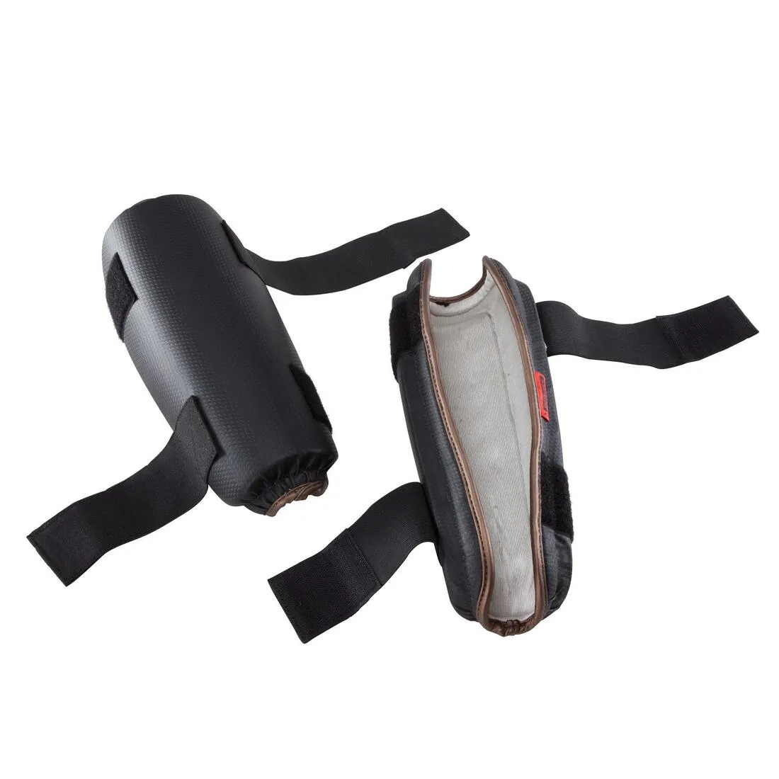 Carbon PU Shin Guard for Savate Martial Arts Full-Contact Karate