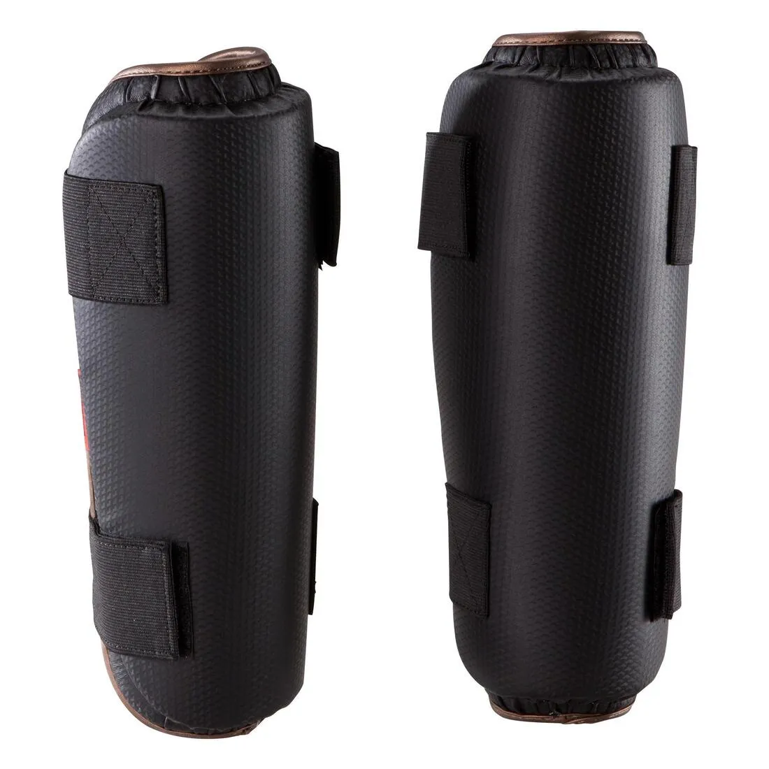 Carbon PU Shin Guard for Savate Martial Arts Full-Contact Karate