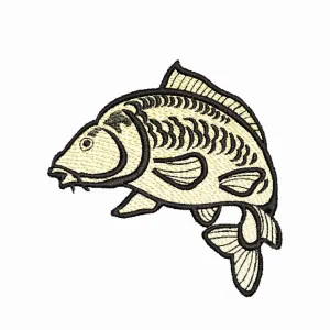 Carp Fish Machine Embroidery Design