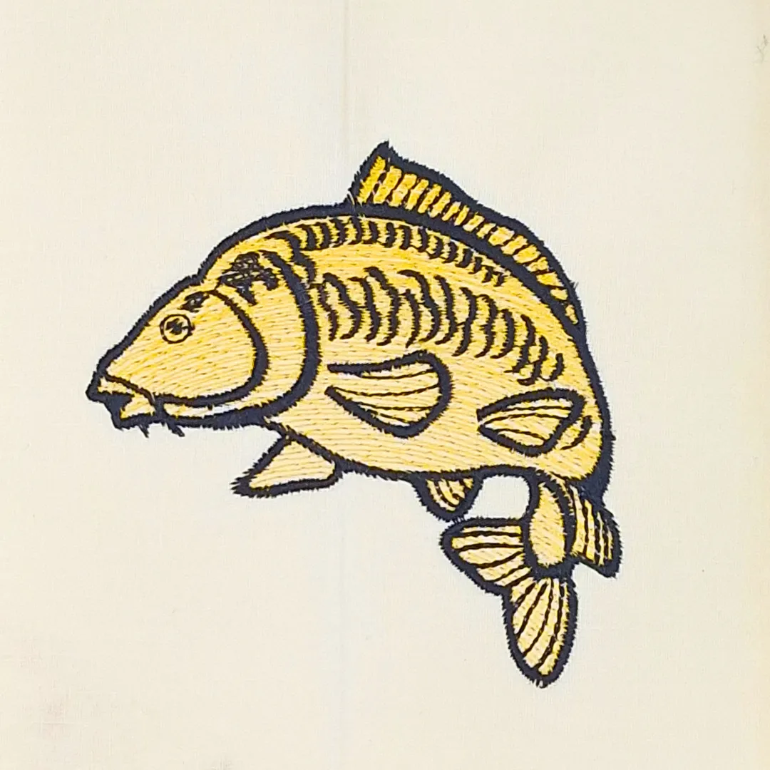 Carp Fish Machine Embroidery Design