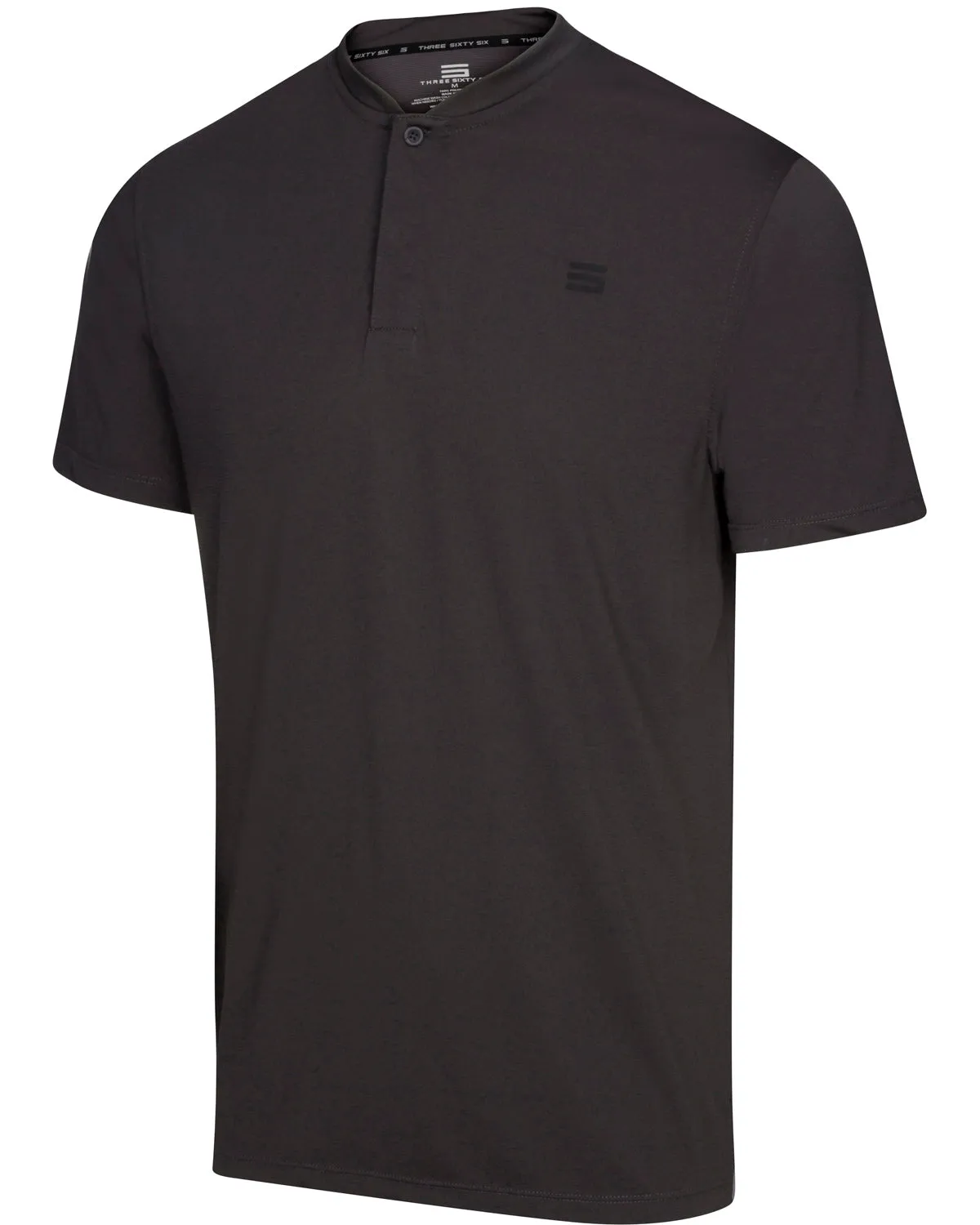 Extreme Deals - Men's Solid Collarless Golf Polo