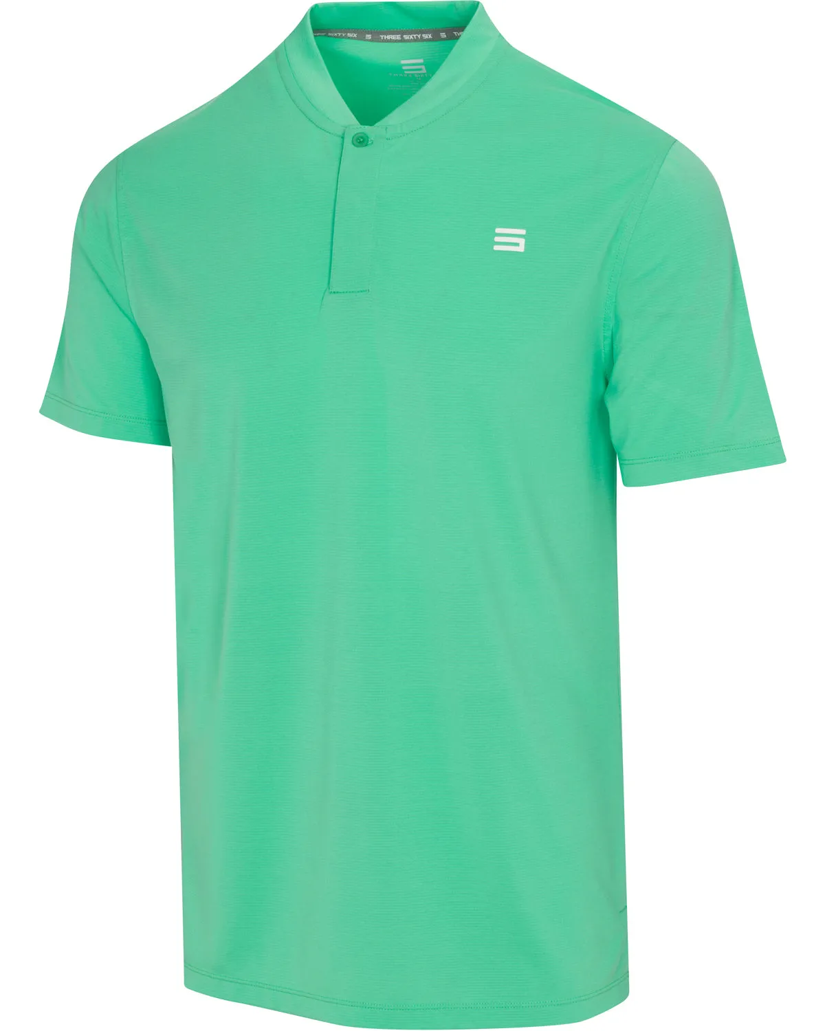 Extreme Deals - Men's Solid Collarless Golf Polo