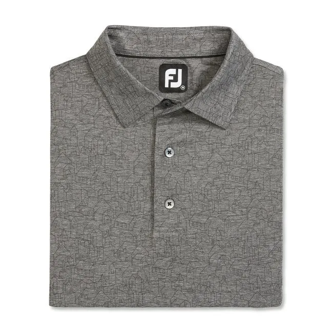 Footjoy Men's Scottish Town Lisle Polo