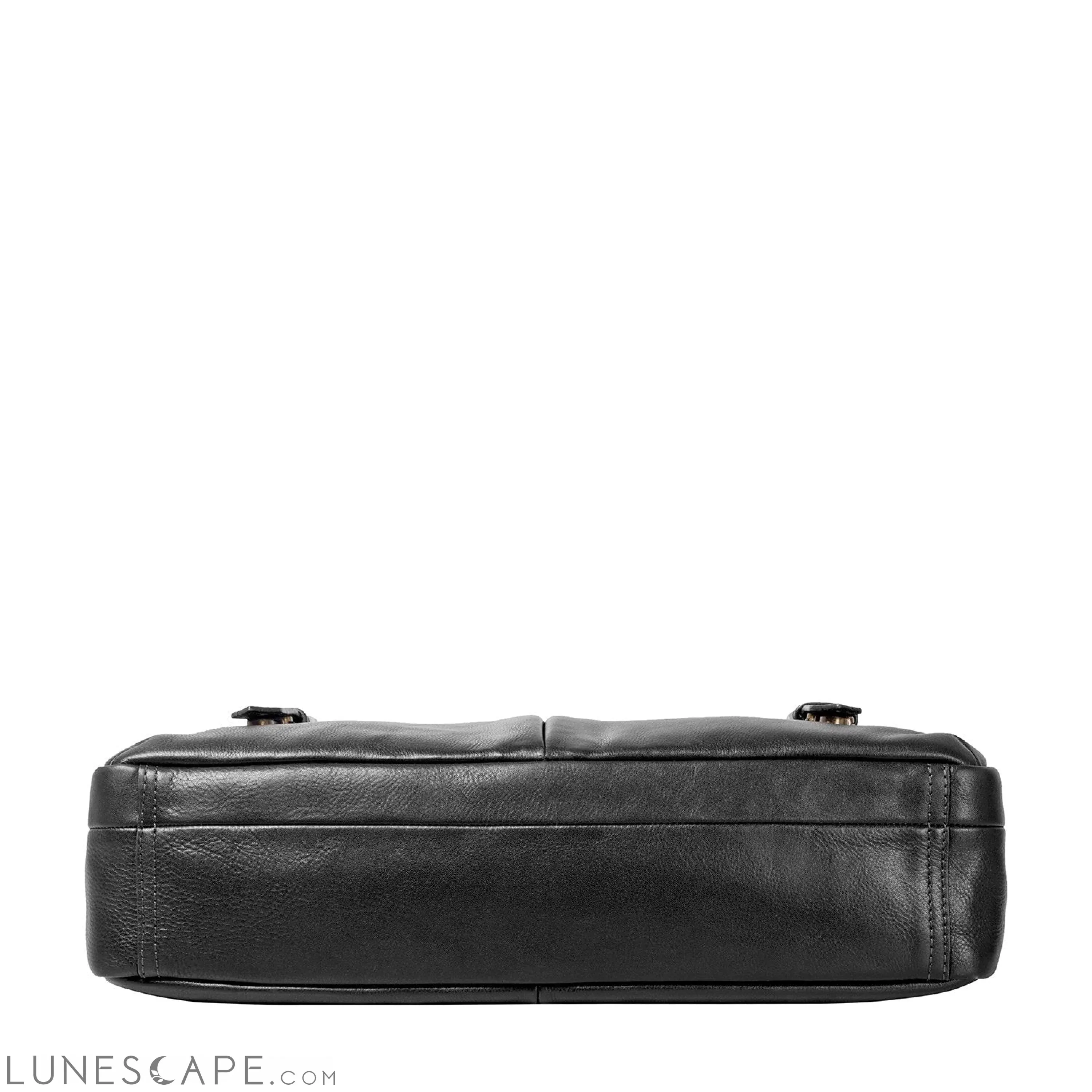 Hawkins Leather 15" Laptop Compatible Briefcase Work Bag