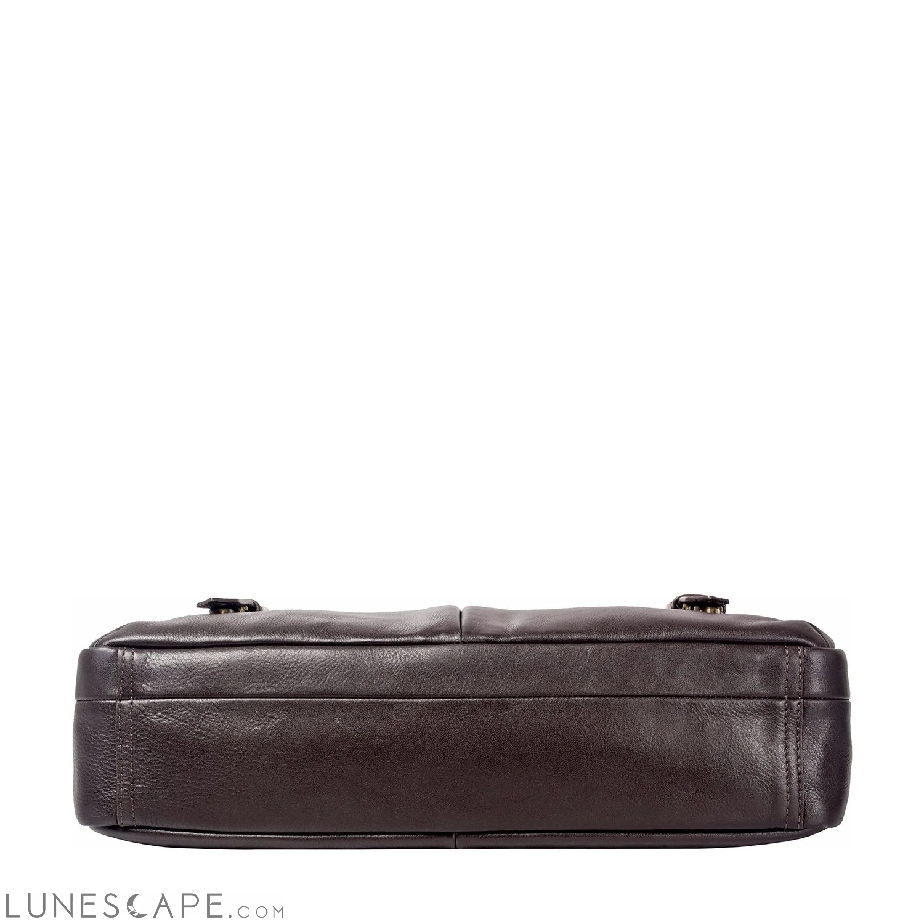 Hawkins Leather 15" Laptop Compatible Briefcase Work Bag