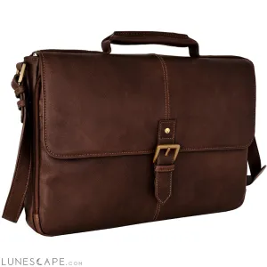 Hidesign Charles Leather 15" Laptop Compatible Briefcase Work Bag