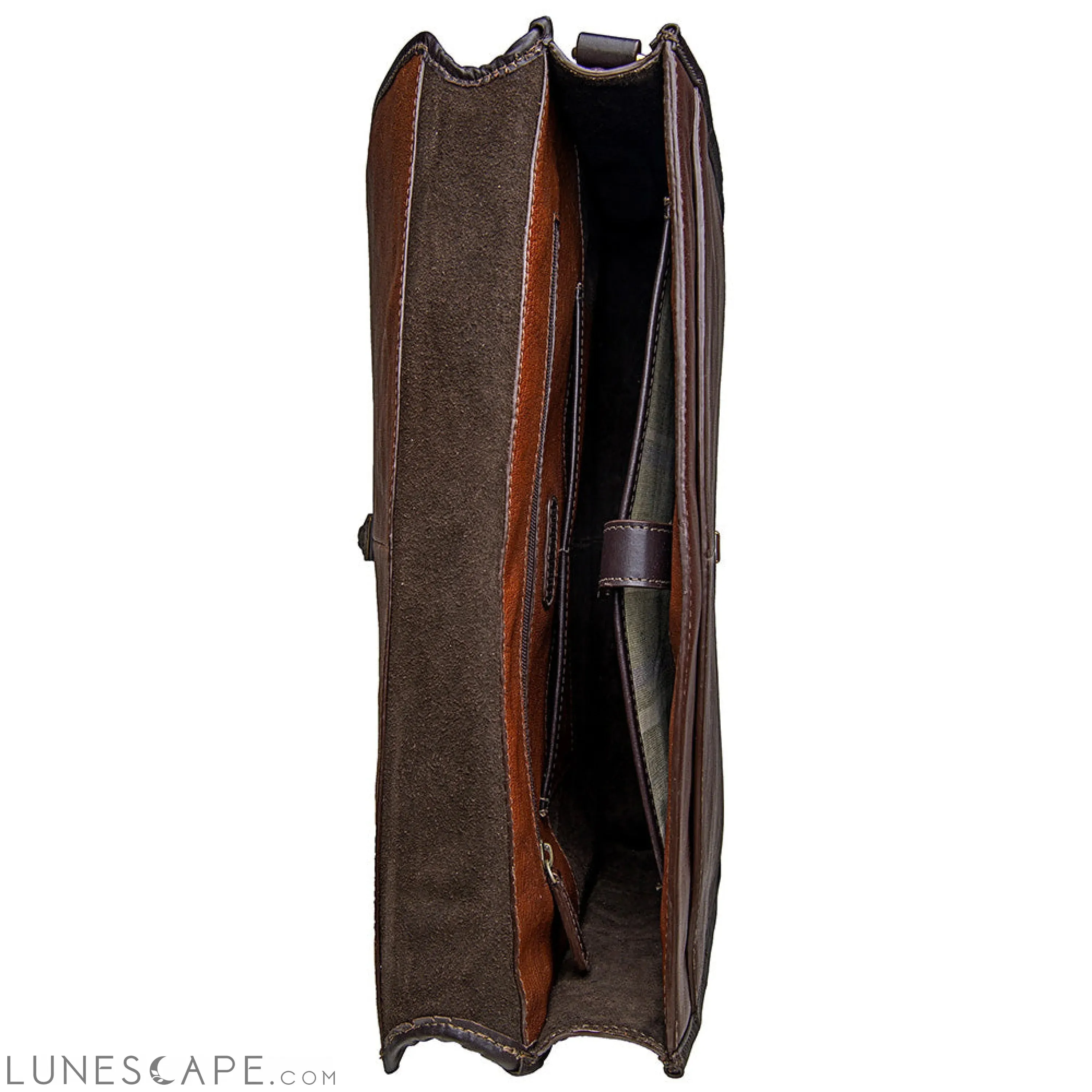 Hidesign Harrison Buffalo Leather Laptop Briefcase