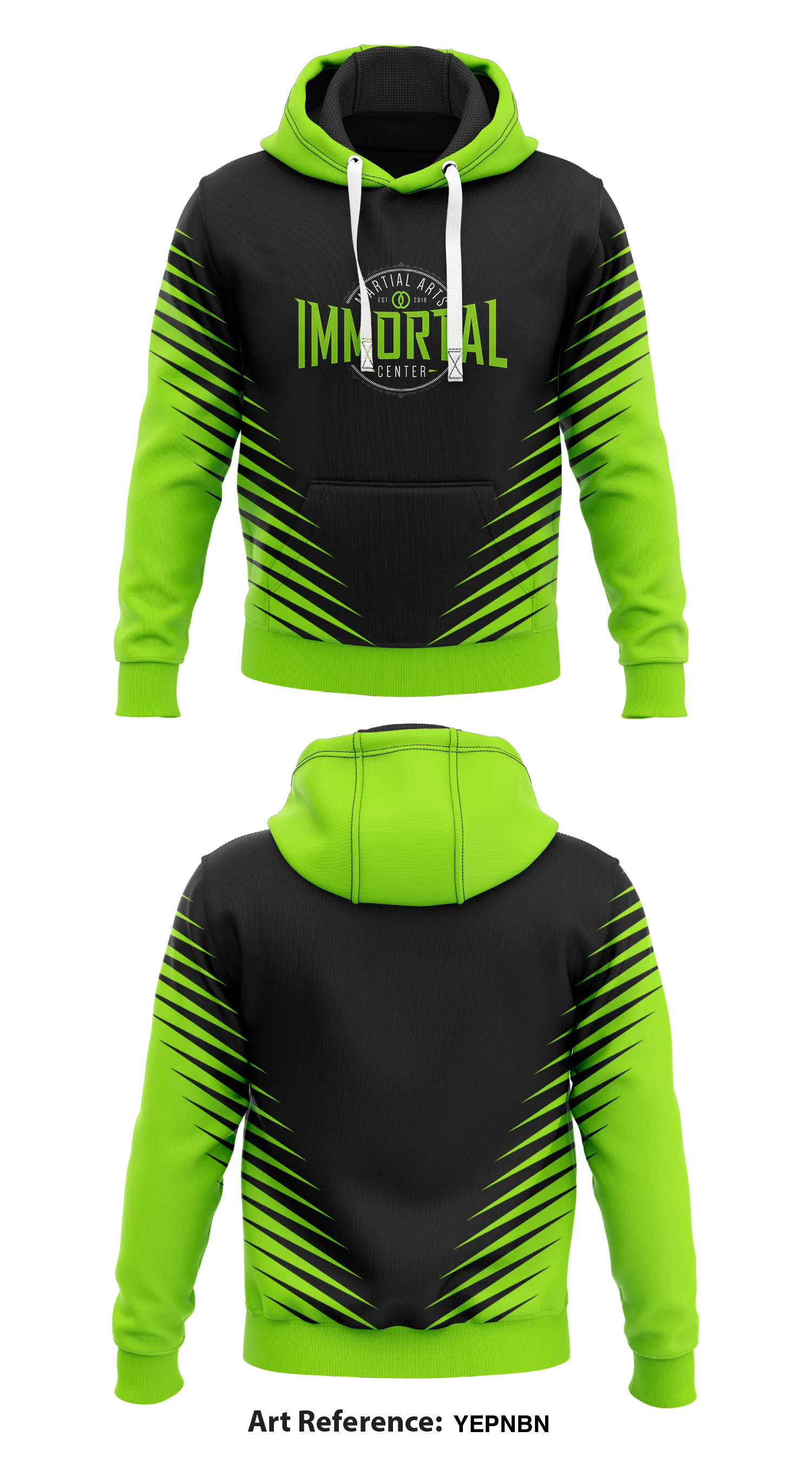 Immortal martial arts Store 1  Core Men's Hooded Performance Sweatshirt - Yepnbn