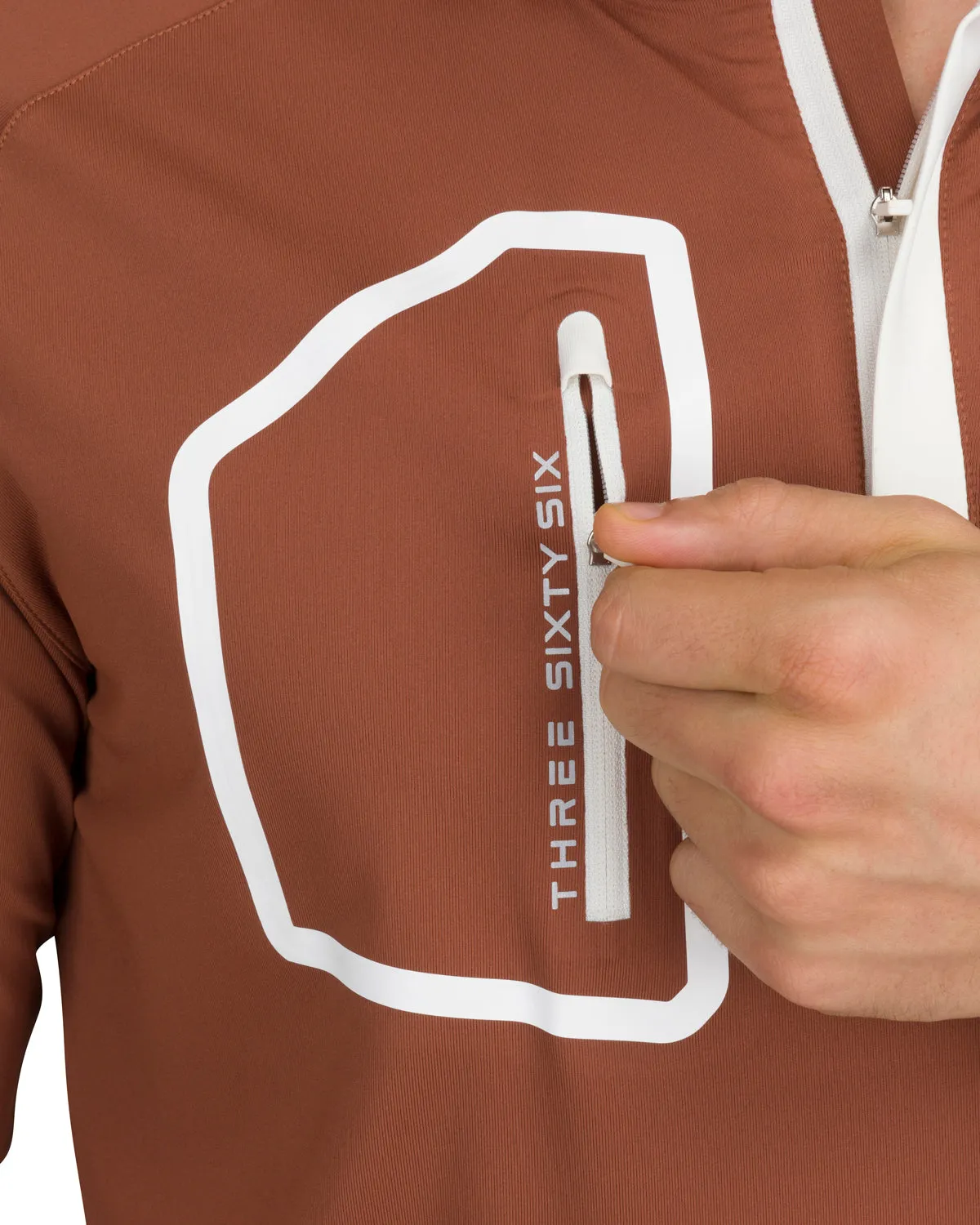 Lightweight Dry-Fit 1/4 Zip Golf Pullover Jacket with Chest Pocket