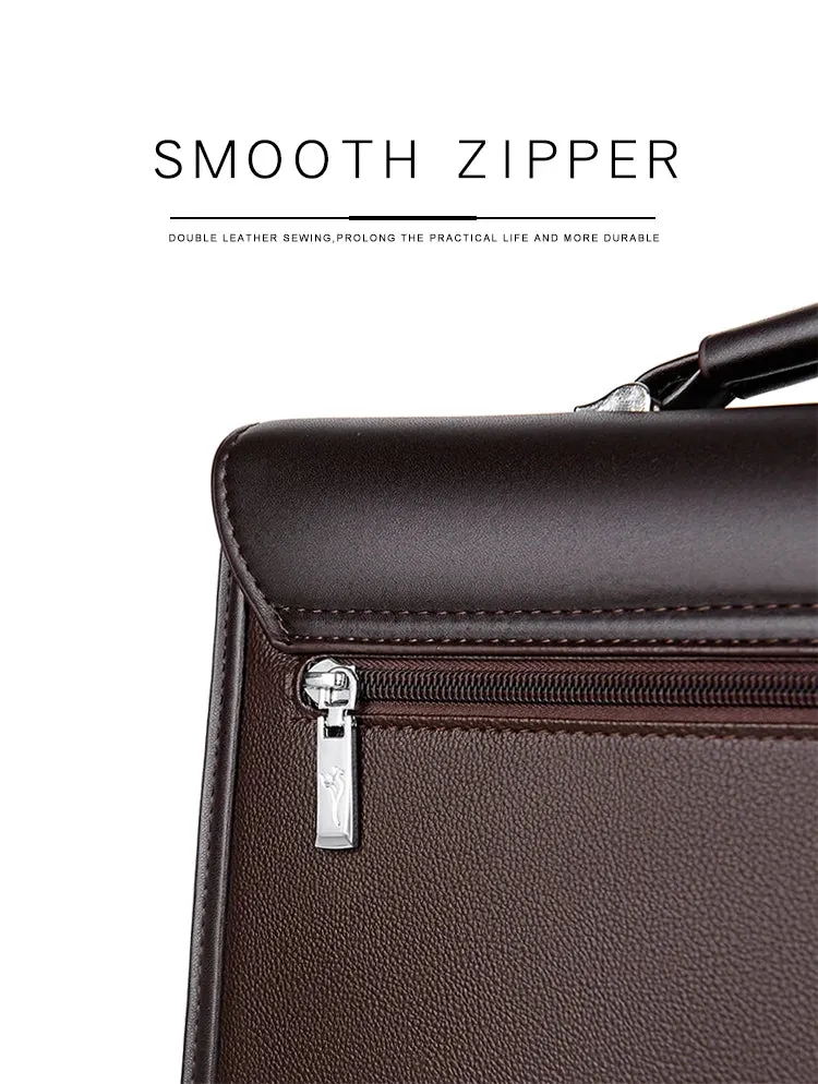 Male Handbags Pu Leather Men's Tote Briefcase Business Shoulder Bag for Men 2025 Brand Laptop Bags Man Organizer for Documents