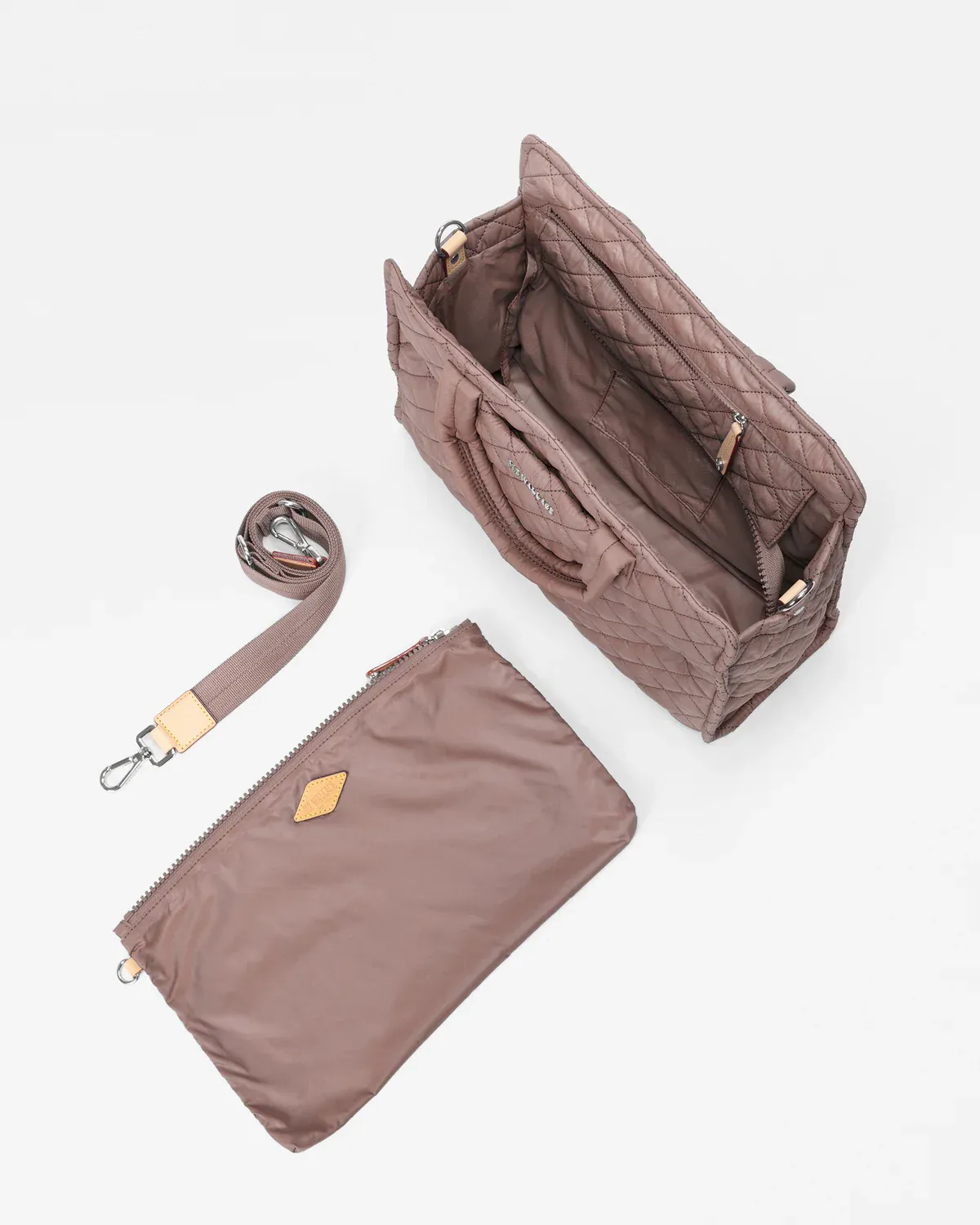 Medium Metro Box Tote | Mauve