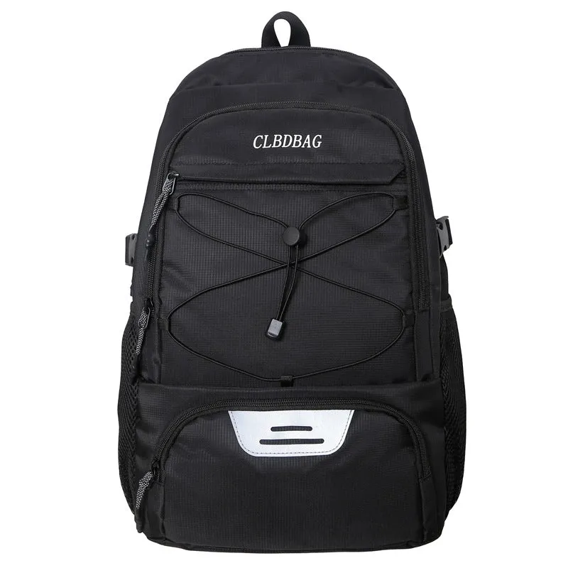 Men's Computer Korean Fashionable Night Reflective Large Backpacks