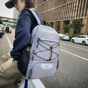 Men's Computer Korean Fashionable Night Reflective Large Backpacks