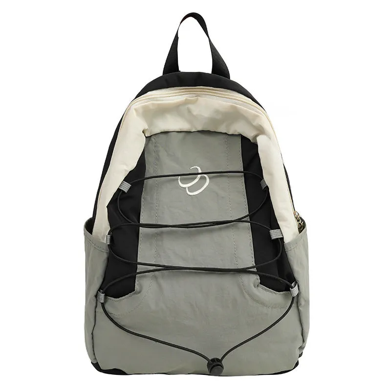 Men's Female Minority Design Contrast Color Versatile Backpacks