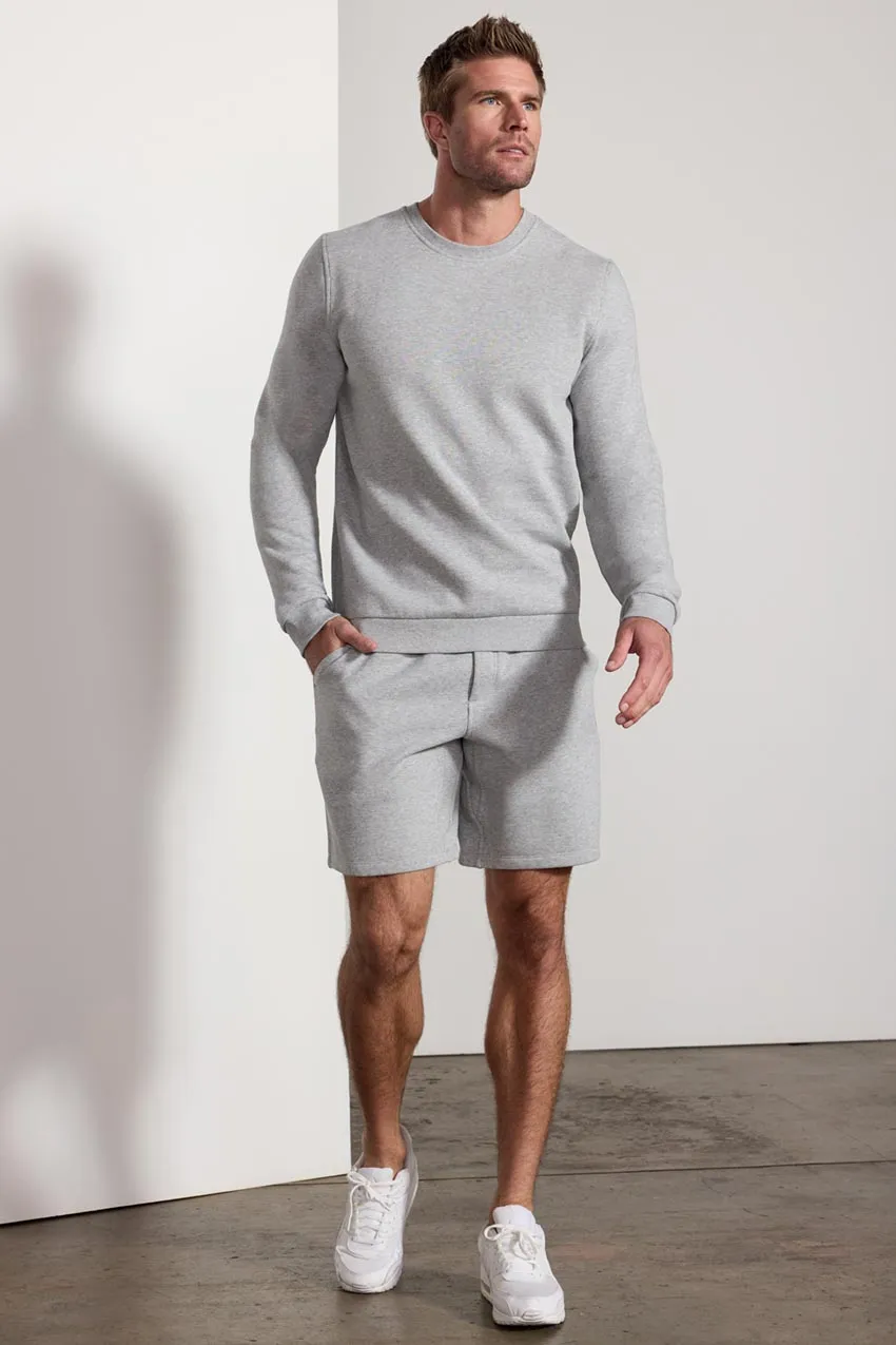 Men's Luxefleece Short - Htr Concrete