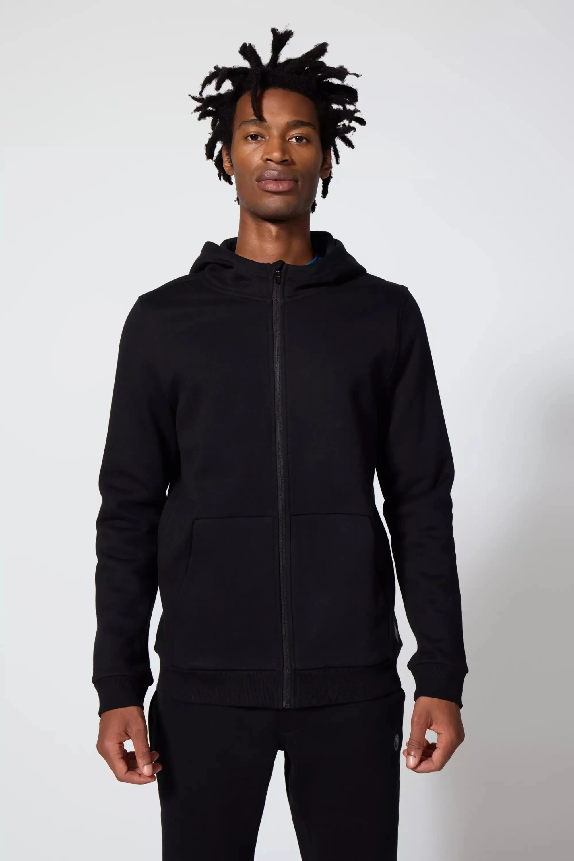 Men's Luxefleece Zip-Up Hoodie - Black