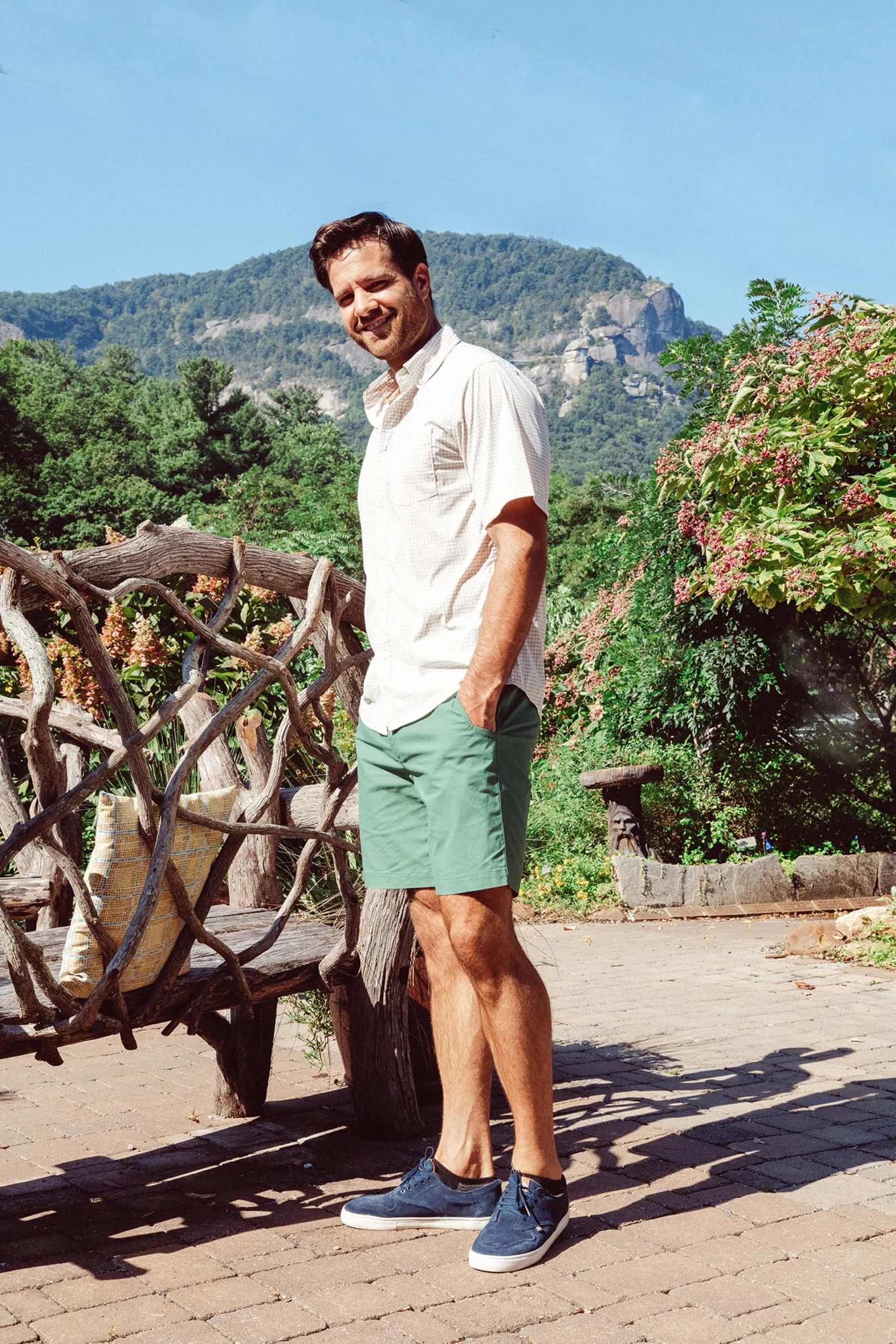 Men's Stretch Poplin Short | Parent