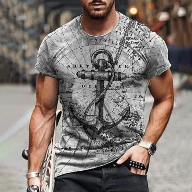 Men's T-shirt gentleman style design