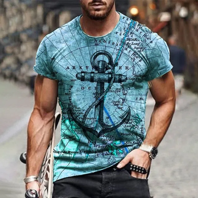 Men's T-shirt gentleman style design