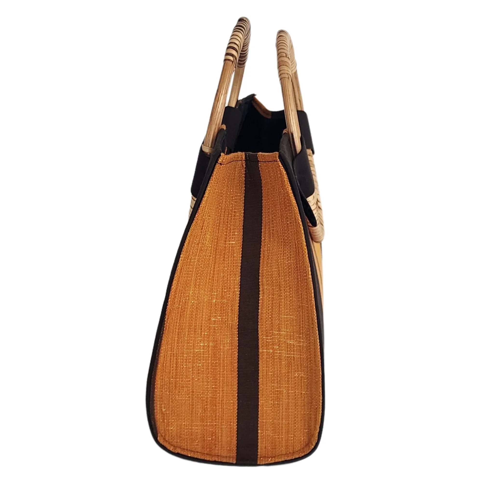 Nasika Fugu Tote Handbag _ Orange