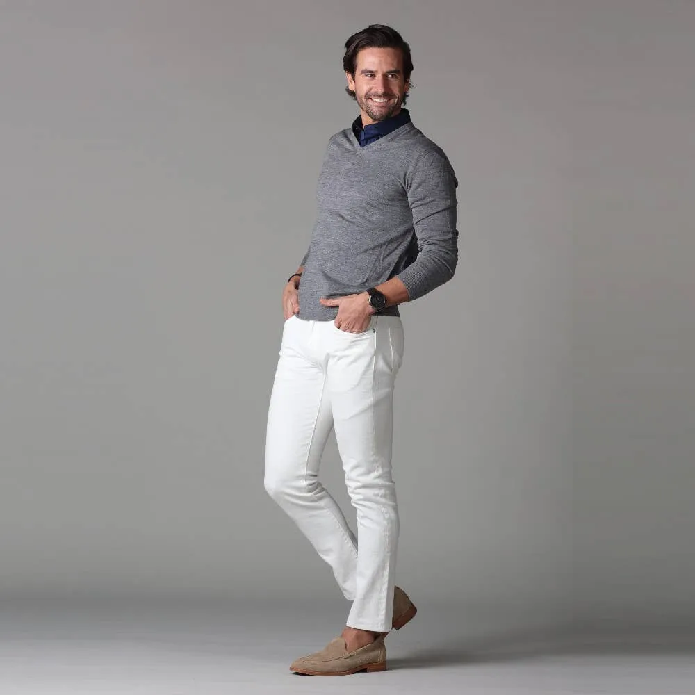 Navy Semi-Spread Collar Polo