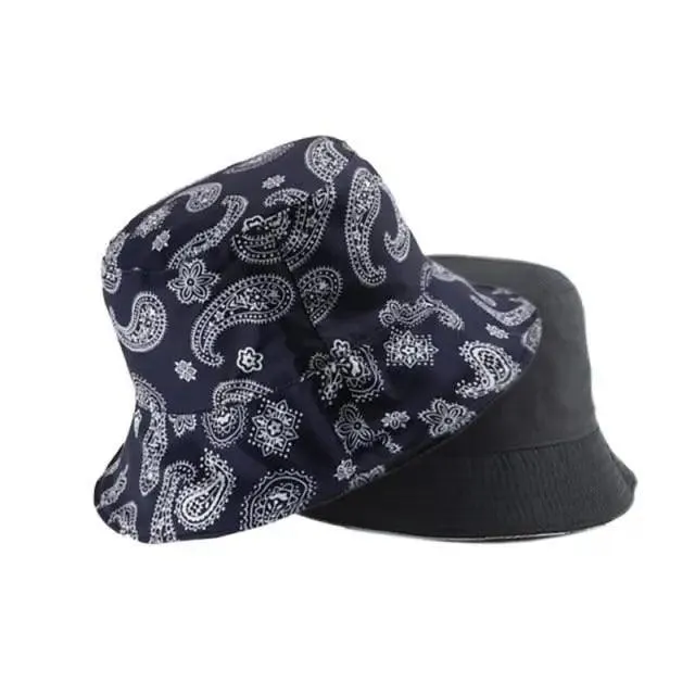 New Trendy Summer Bucket Hats For Women Men's Panama Hat Double-sided Panama Sun Fishing Hat Fisherman Cap for Boys/Girls