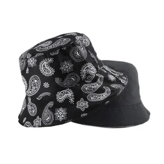 New Trendy Summer Bucket Hats For Women Men's Panama Hat Double-sided Panama Sun Fishing Hat Fisherman Cap for Boys/Girls