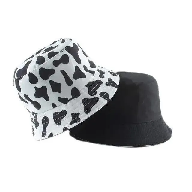 New Trendy Summer Bucket Hats For Women Men's Panama Hat Double-sided Panama Sun Fishing Hat Fisherman Cap for Boys/Girls