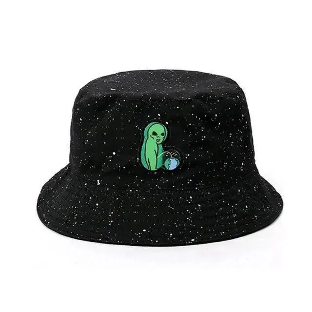 New Trendy Summer Bucket Hats For Women Men's Panama Hat Double-sided Panama Sun Fishing Hat Fisherman Cap for Boys/Girls