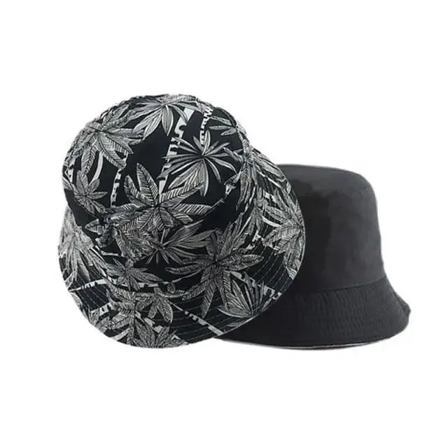 New Trendy Summer Bucket Hats For Women Men's Panama Hat Double-sided Panama Sun Fishing Hat Fisherman Cap for Boys/Girls