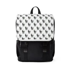 Polka Skulls Shoulder Backpack by Robert Bowen