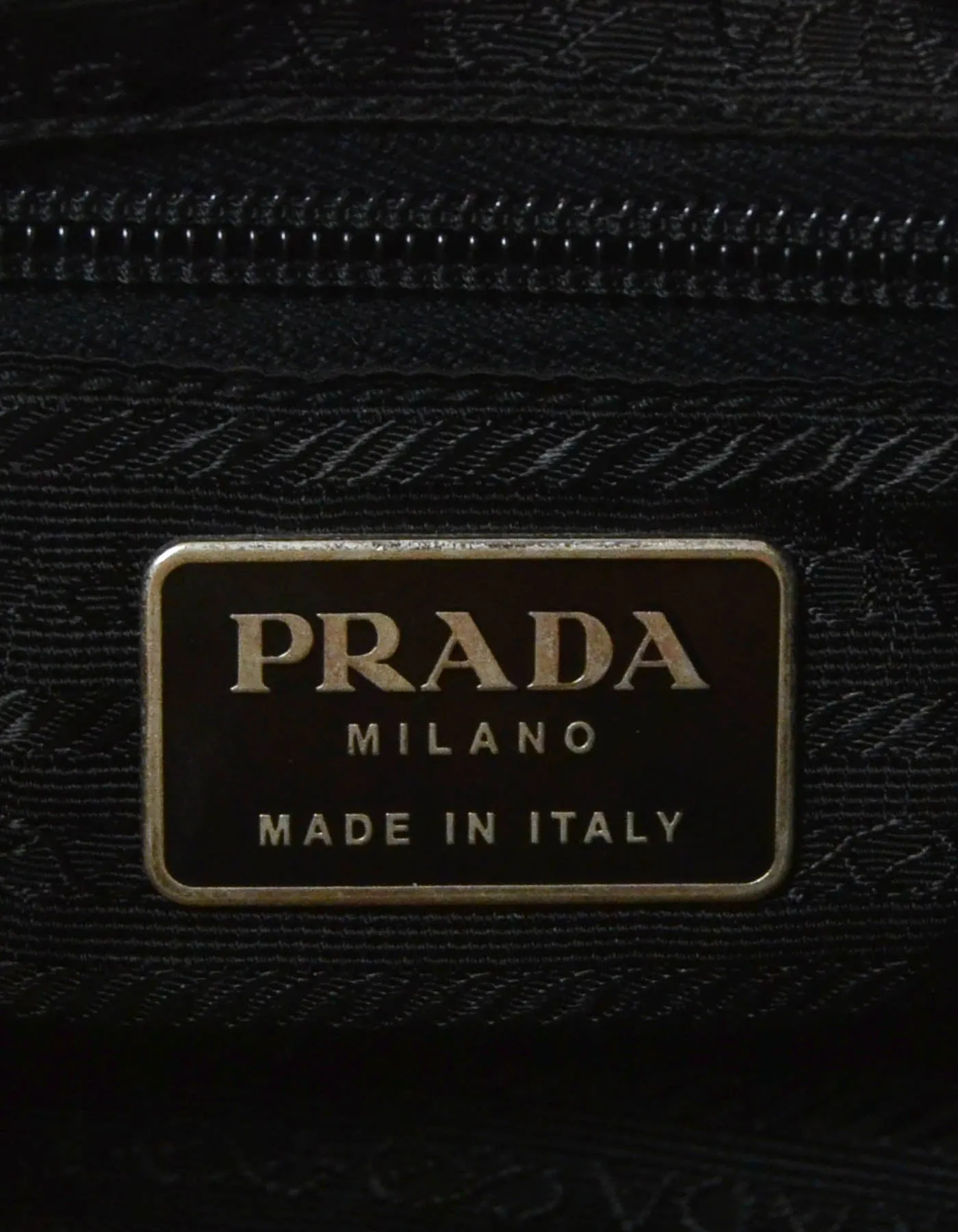 Prada Black Nylon Double Buckle Pocket Backpack Bag