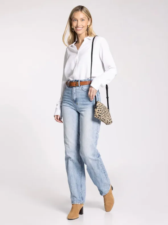 Presley Button Up Top