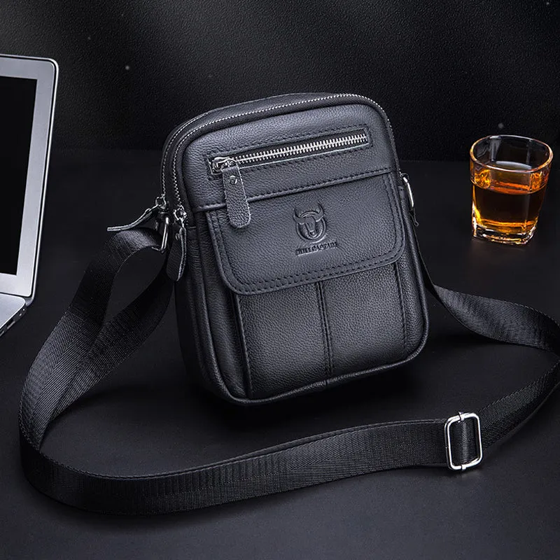 PU Leather Crossbody Bag for Men