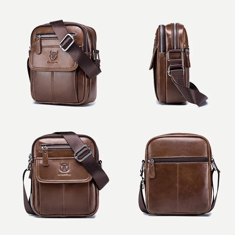 PU Leather Crossbody Bag for Men