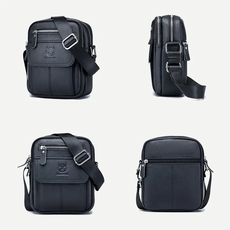 PU Leather Crossbody Bag for Men