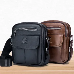 PU Leather Crossbody Bag for Men