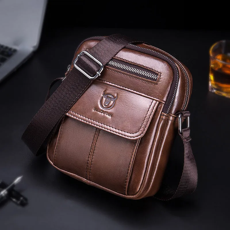 PU Leather Crossbody Bag for Men