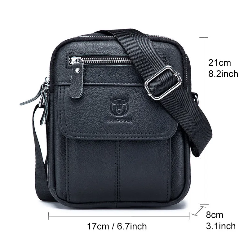 PU Leather Crossbody Bag for Men