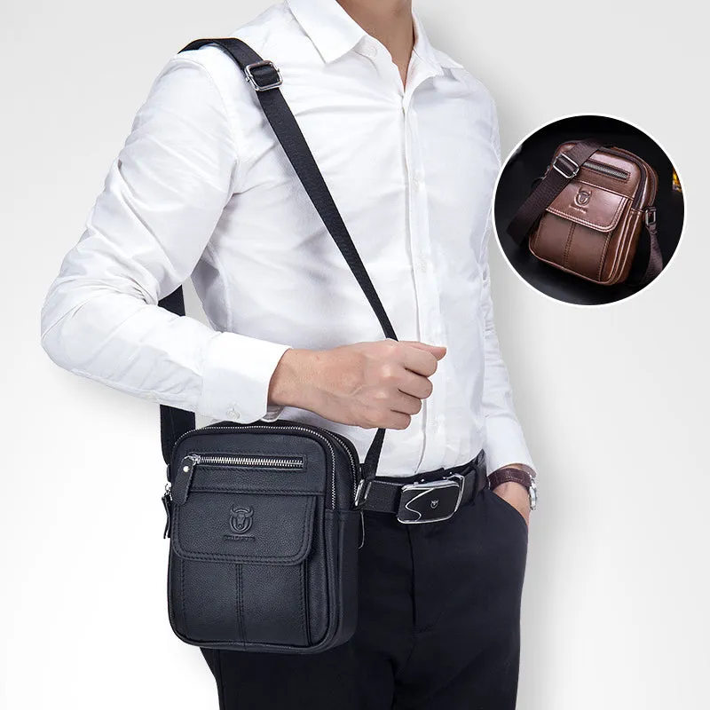 PU Leather Crossbody Bag for Men