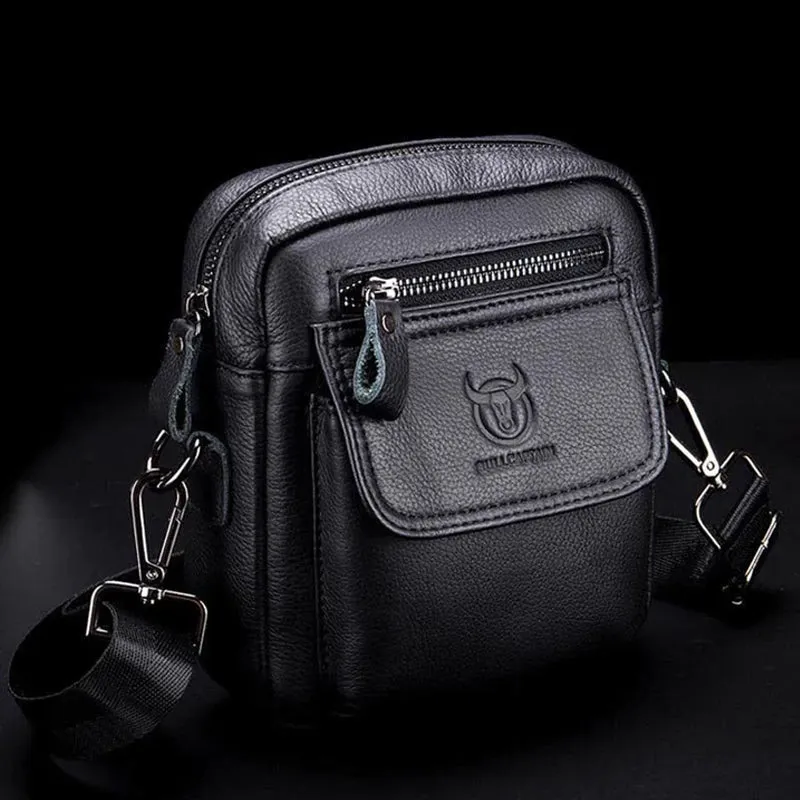 PU Leather Crossbody Bag for Men