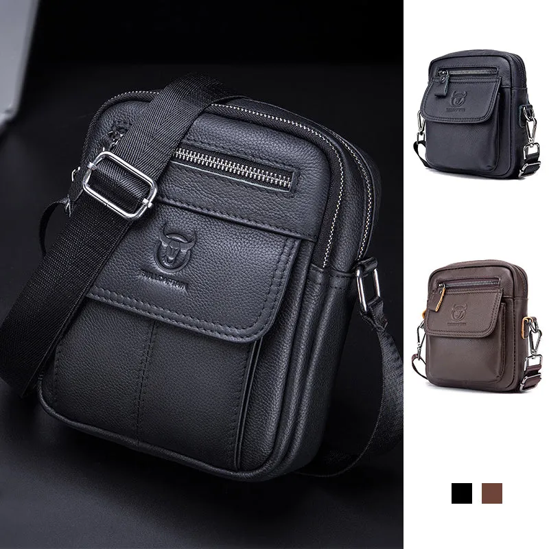 PU Leather Crossbody Bag for Men