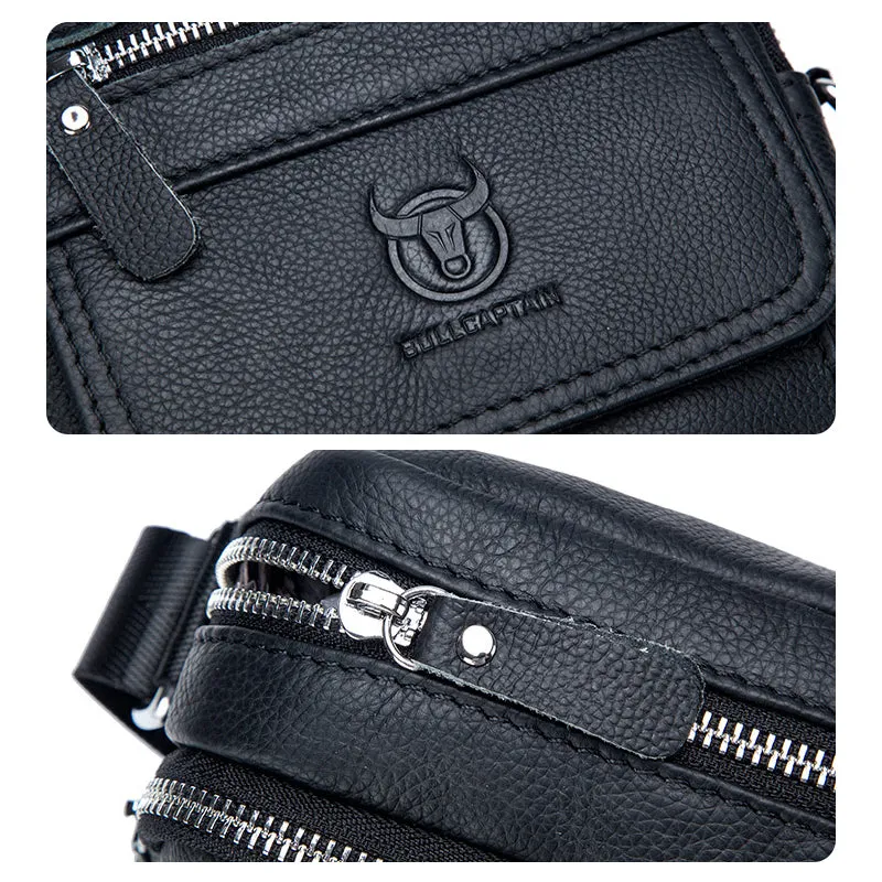 PU Leather Crossbody Bag for Men
